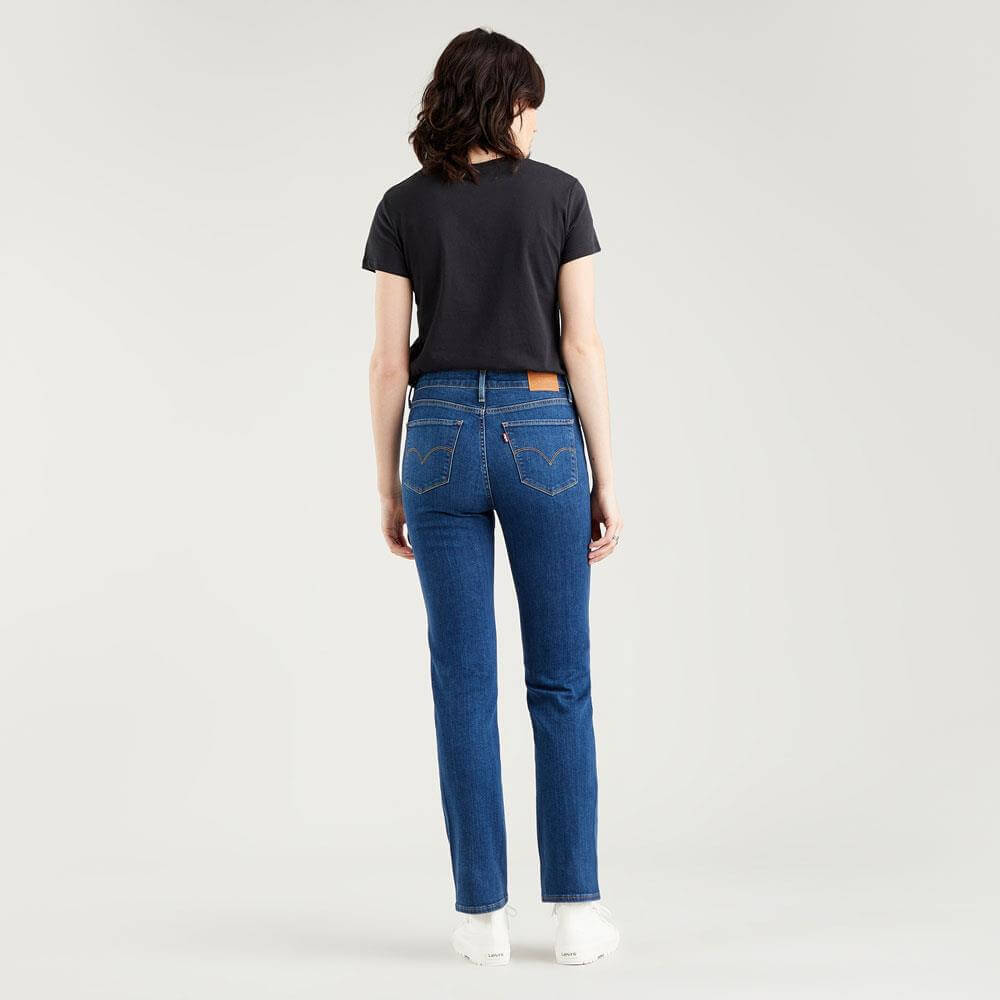 Levi's 724 high hot sale rise straight crop jeans